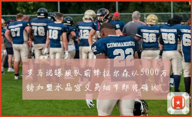 罗马诺曝狼队前锋拉尔森以5000万镑加盟水晶宫交易细节即将确认